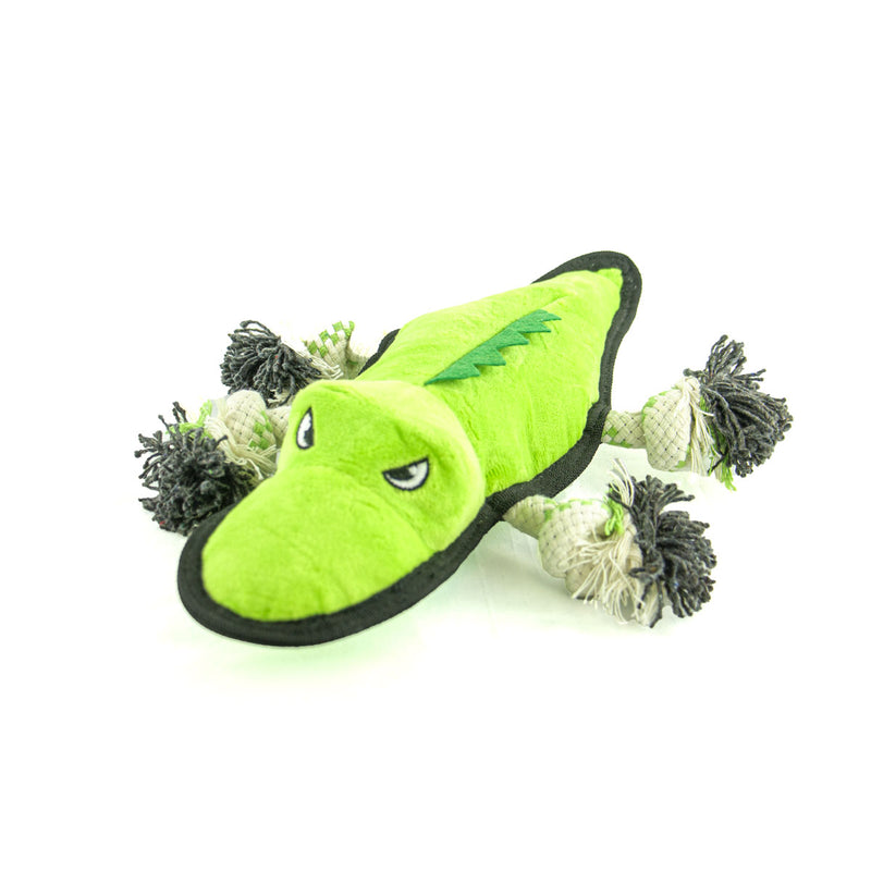 Load image into Gallery viewer, Zugo Plush Dog Toy - Crocodile

