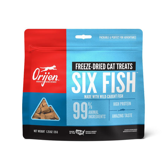Orijen Freeze Dried Six Fish Cat Treats