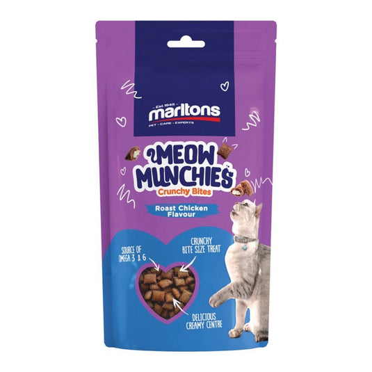 Marlton Meow Munchies Roast Chicken Crunchy Bites 50g
