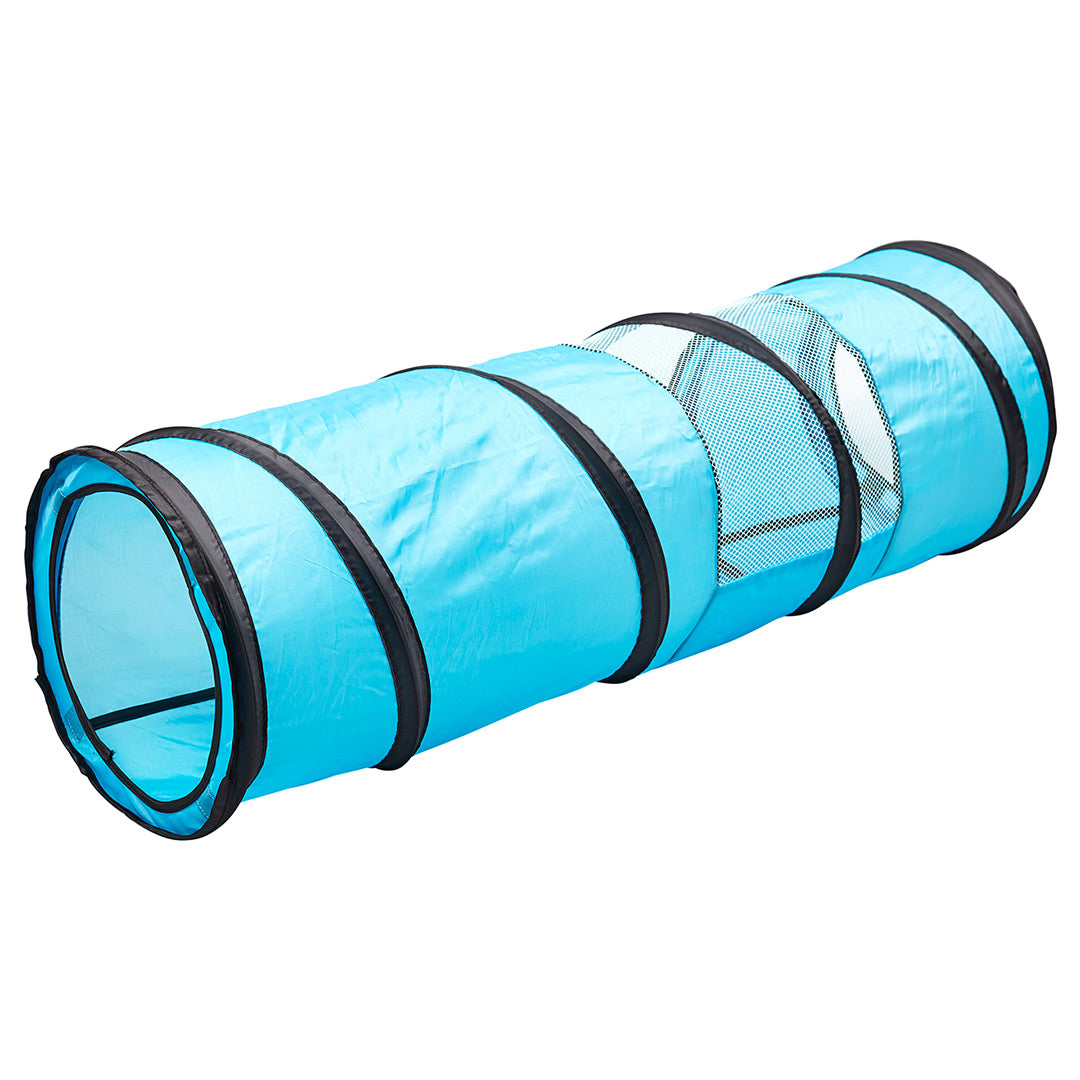 Cat Tube Tunnel PAWISE Cat Toys And Cat Cube Pop Up Collapsible Kitten Indoor Outdoor Cat Tunnel
