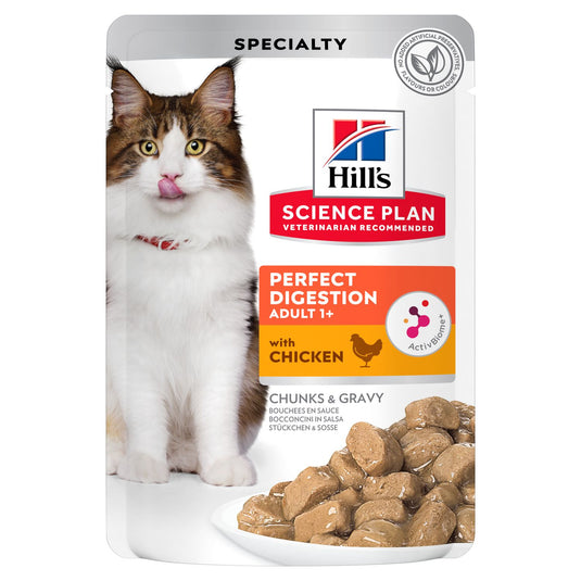 Hill's Perfect Digestion Adult Cat 1+ Pouch