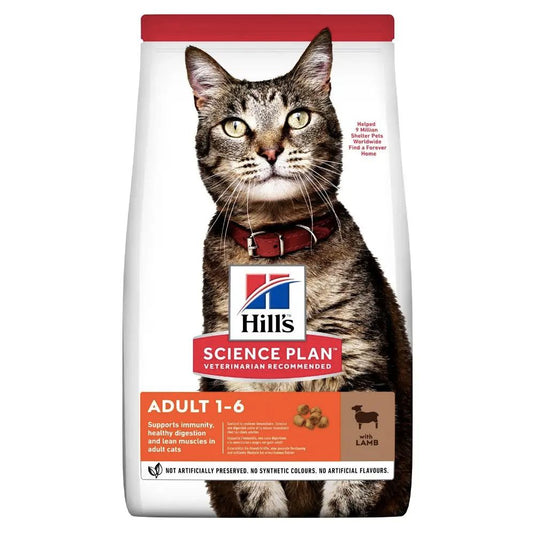 Hill's Adult Cat 1-6 with Lamb