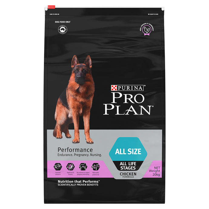 Purina Pro Plan All Life Stages Performance All Breed Sizes Dry Dog Food