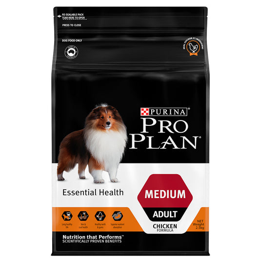 Purina Pro Plan Adult Essential Health Medium Breed Dry Dog Food