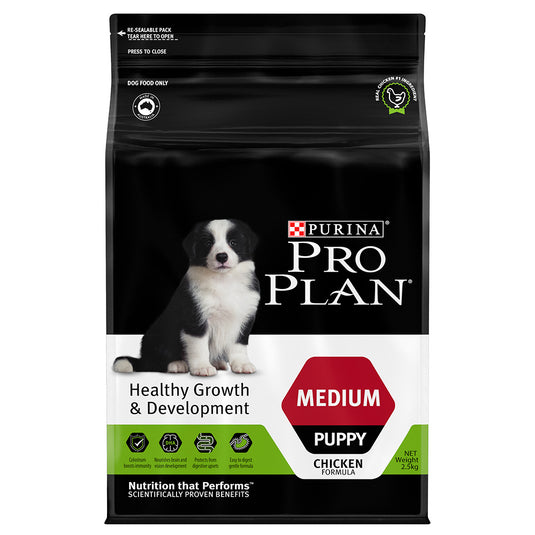 Purina Pro Plan Puppy Healthy Growth & Development Medium Breed Dry Dog Food