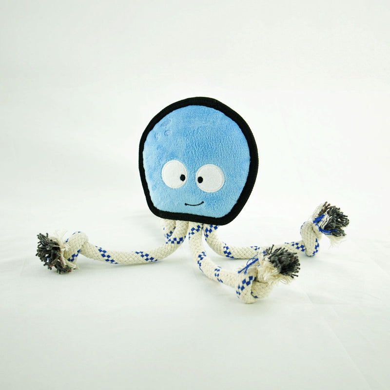 Load image into Gallery viewer, Zugo Plush Dog Toy - Octopus
