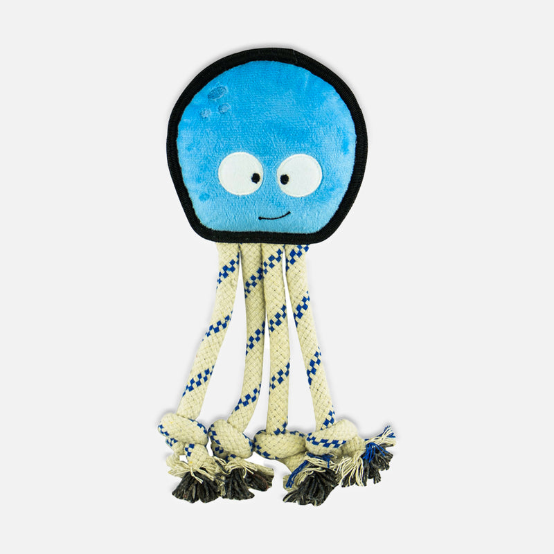 Load image into Gallery viewer, Zugo Plush Dog Toy - Octopus
