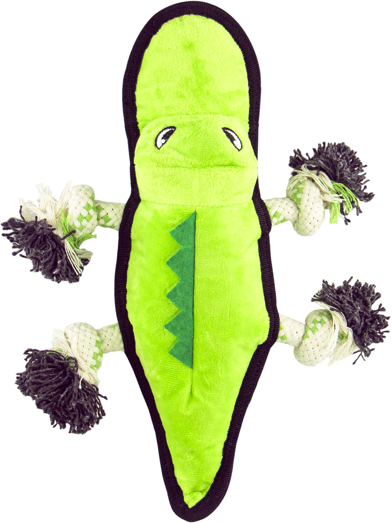 Load image into Gallery viewer, Zugo Plush Dog Toy - Crocodile
