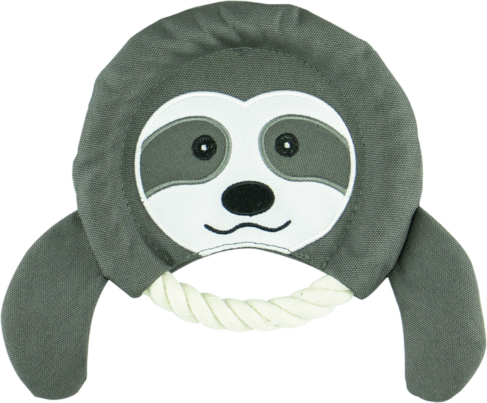 Zugo Plush Dog Toy - Frisbee Sloth