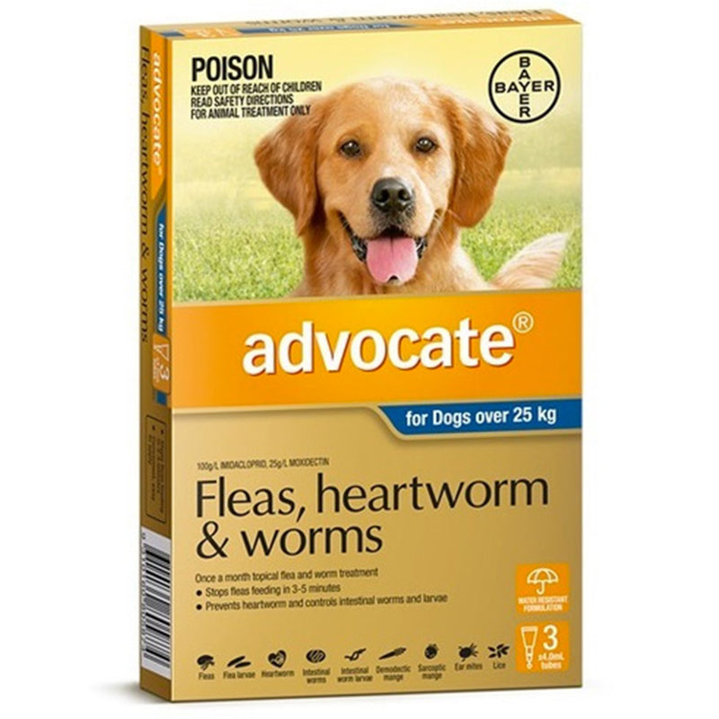 Load image into Gallery viewer, Advocate for Dogs: Flea, Heartworm &amp; Worm Treatment [Sold per Treatment]
