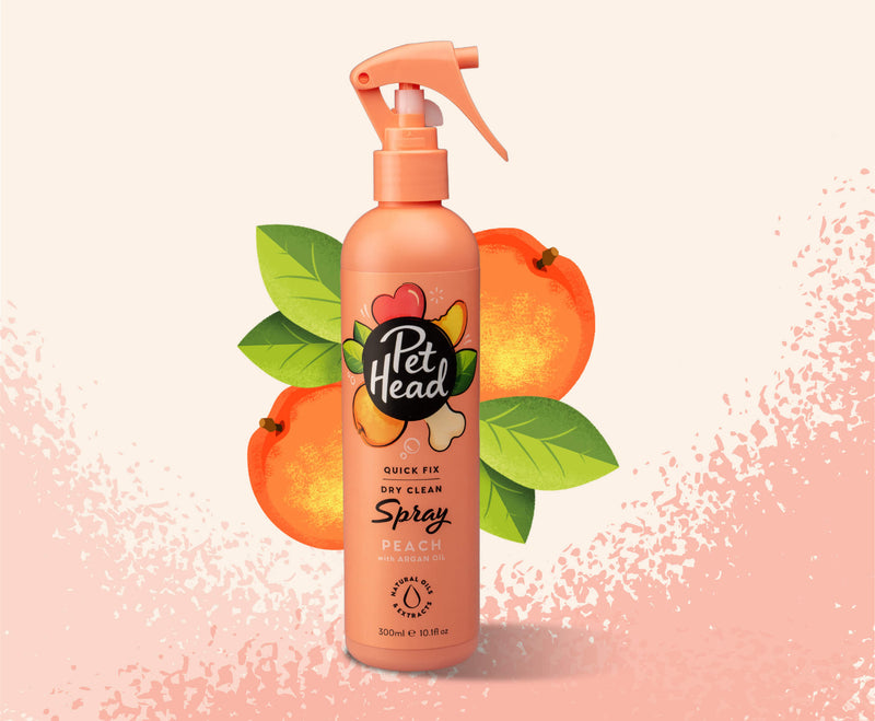 Load image into Gallery viewer, Pet Head Quick Fix Dry Clean Peach Spray
