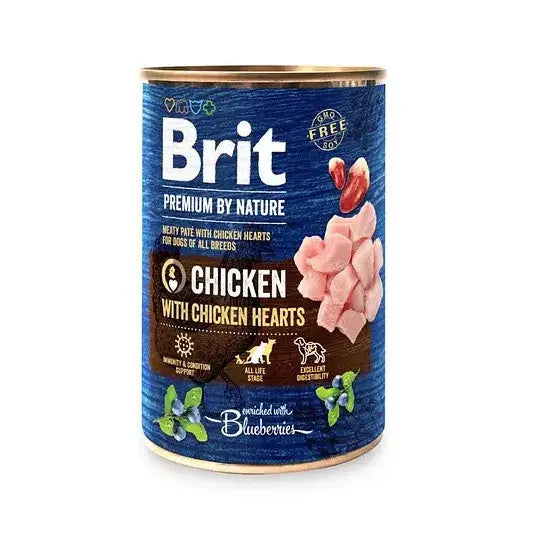 Load image into Gallery viewer, Brit Premium Dog Wet Food - Chicken with Hearts Adult Can
