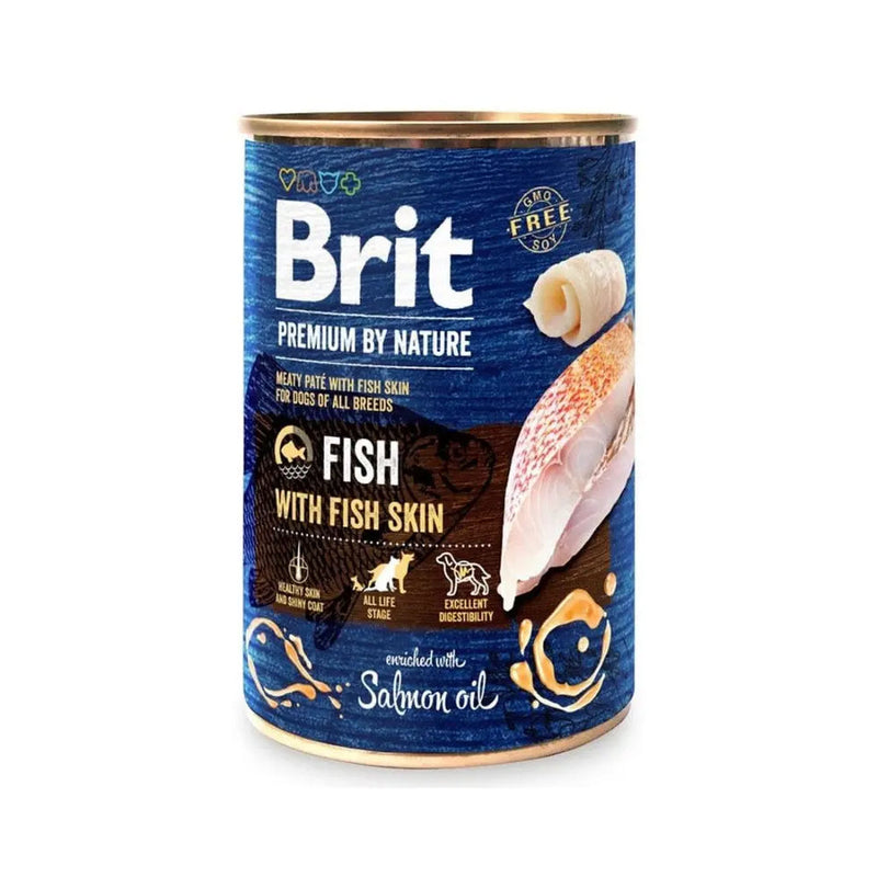 Load image into Gallery viewer, Brit Premium Dog Wet Food - Fish with Fish Skin Adult Can
