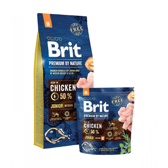 Brit Premium Dog Dry Food Junior Medium