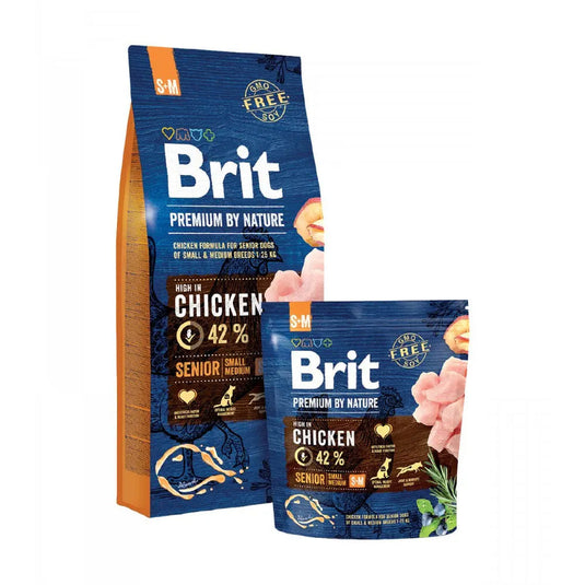 Brit Premium Dog Dry Food Senior Small & Medium