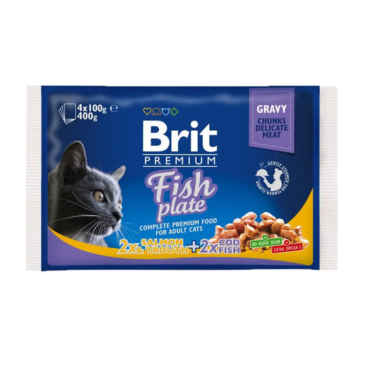 Brit Premium Cat Pouch Fish Plate