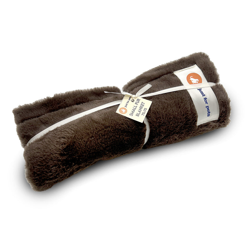 Load image into Gallery viewer, Luxury Fur Pet Blankets: Brown
