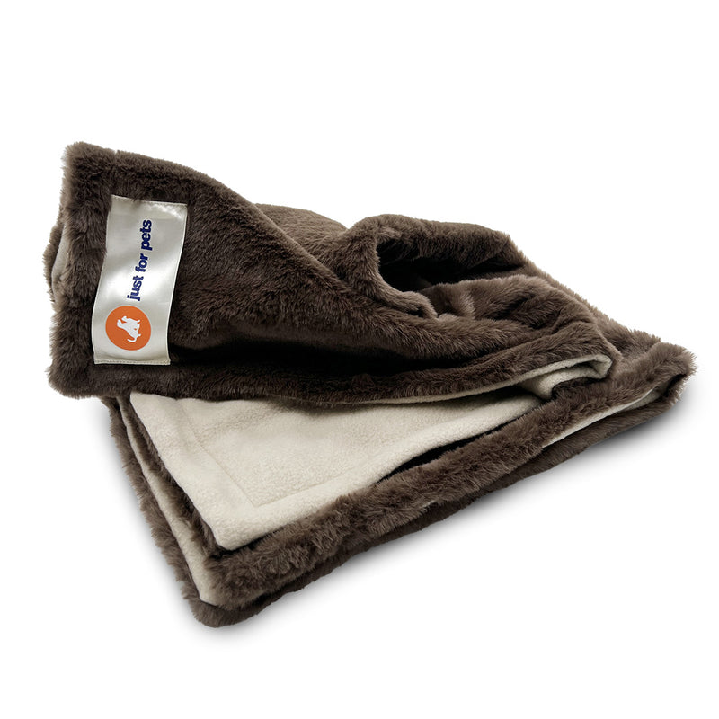 Load image into Gallery viewer, Luxury Fur Pet Blankets: Brown

