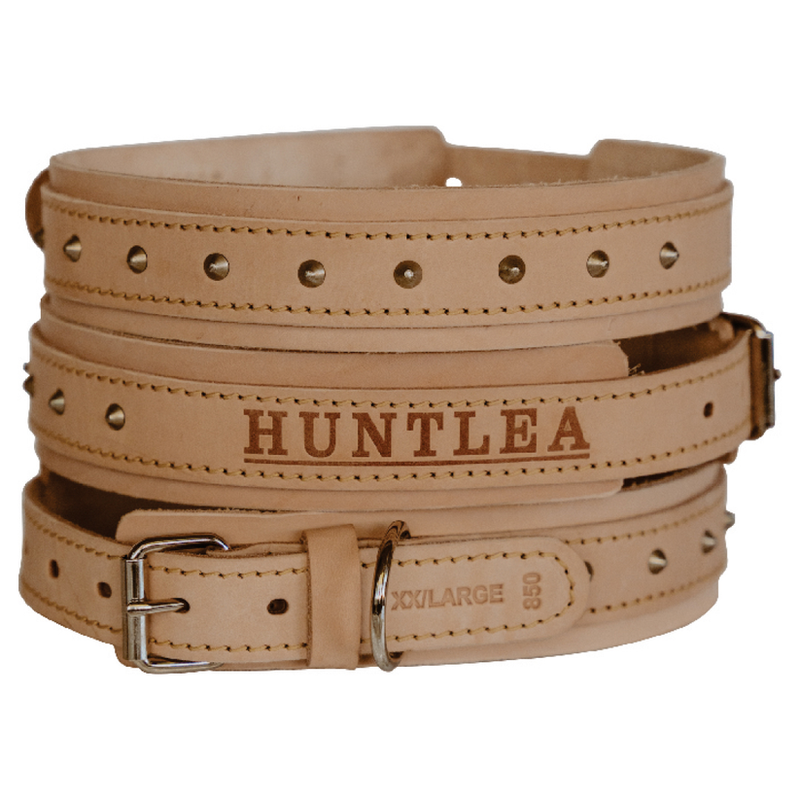 Load image into Gallery viewer, Huntlea Impala Bulldog Studded Leather Collar
