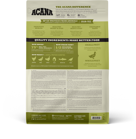 Acana Highest Protein Cat Grasslands
