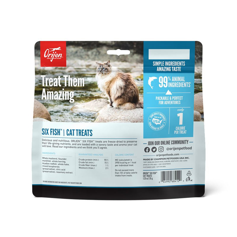 Load image into Gallery viewer, Orijen Freeze Dried Six Fish Cat Treats
