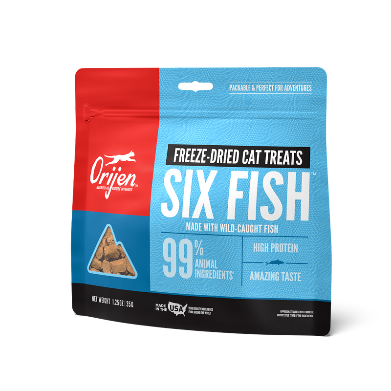 Load image into Gallery viewer, Orijen Freeze Dried Six Fish Cat Treats
