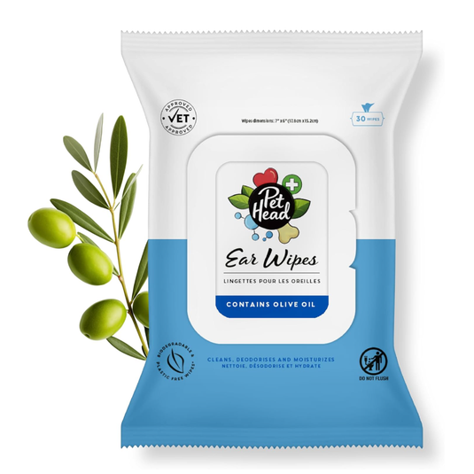 Pet Head Health Cat and Dog Ear Wipes