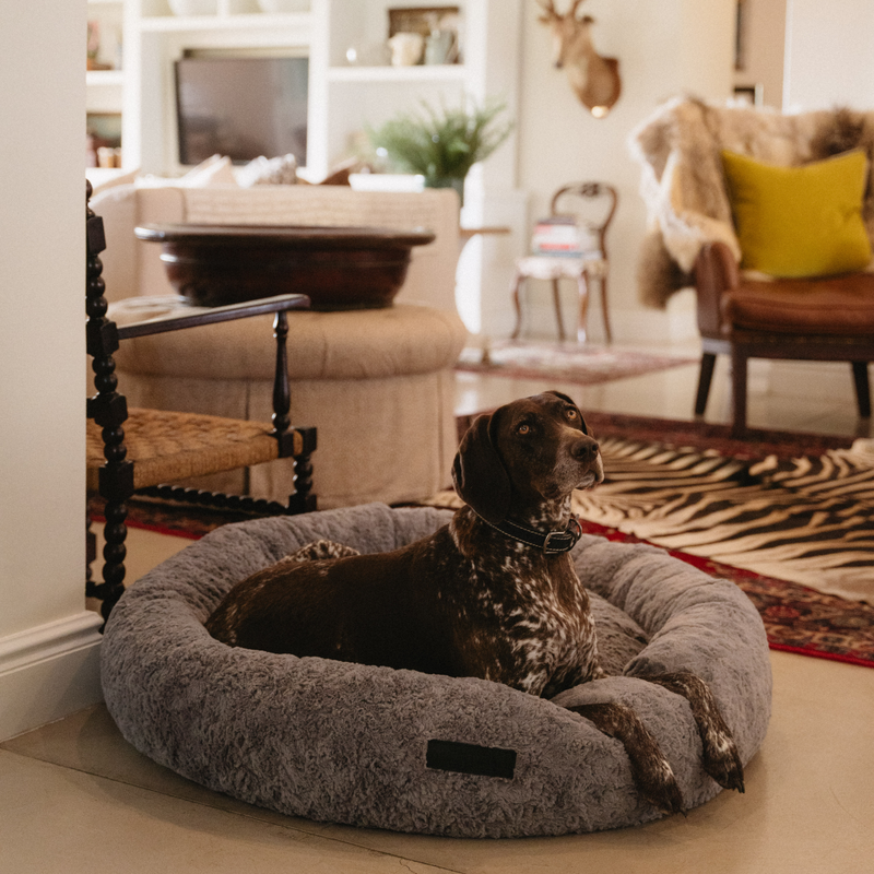 Load image into Gallery viewer, Huntlea Calming Kuddler Round Dog Bed
