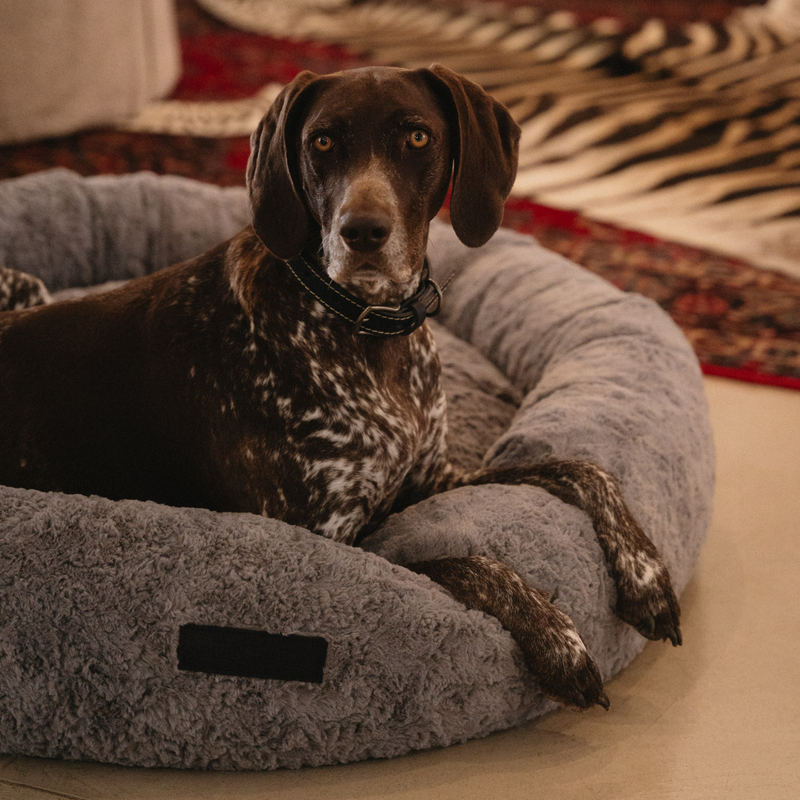 Load image into Gallery viewer, Huntlea Calming Kuddler Round Dog Bed
