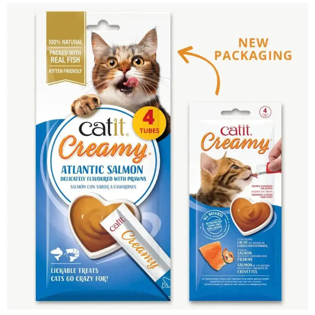 Load image into Gallery viewer, Catit Creamy Cat Treats - 4 Pack
