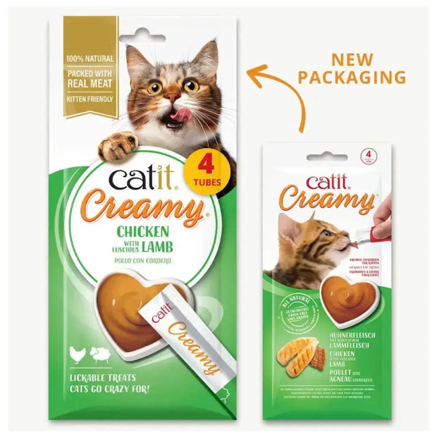 Load image into Gallery viewer, Catit Creamy Cat Treats - 4 Pack
