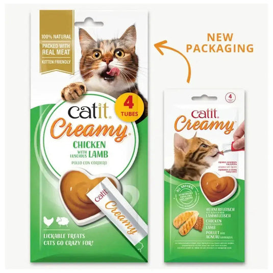 Catit Creamy Cat Treats - 4 Pack
