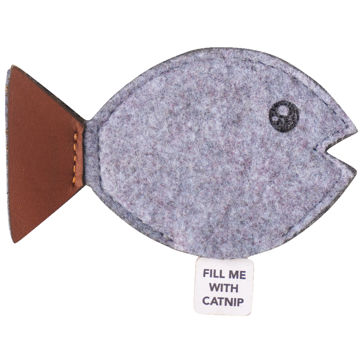 Load image into Gallery viewer, Huntlea Refillable Cat Toy Felt Fish
