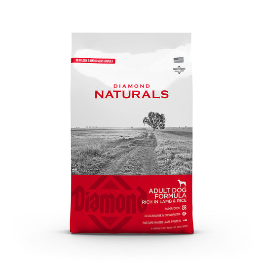 Diamond Naturals Adult Dog Formula: Rich in Lamb & Rice