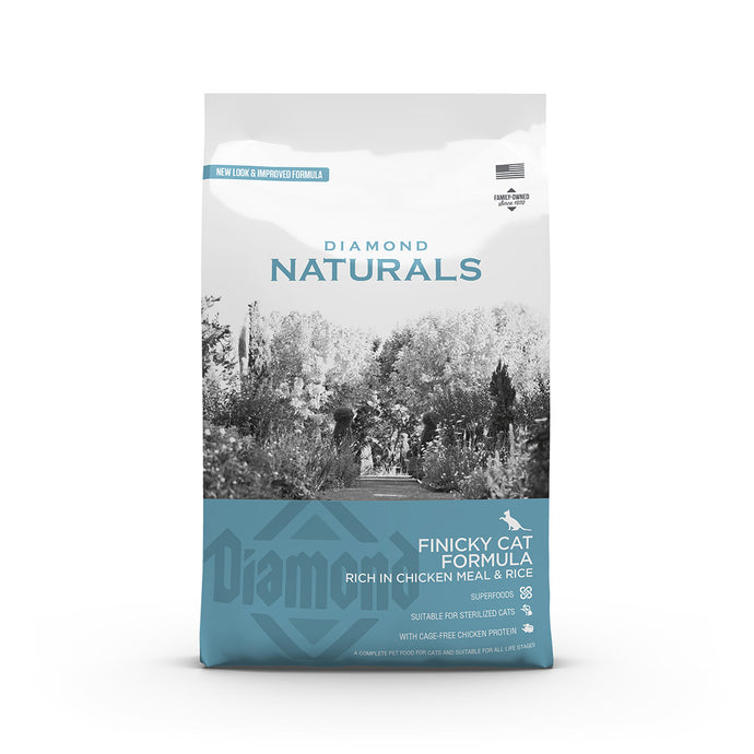 Diamond Naturals Finicky Cat Formula: Rich in Chicken Meal and Rice