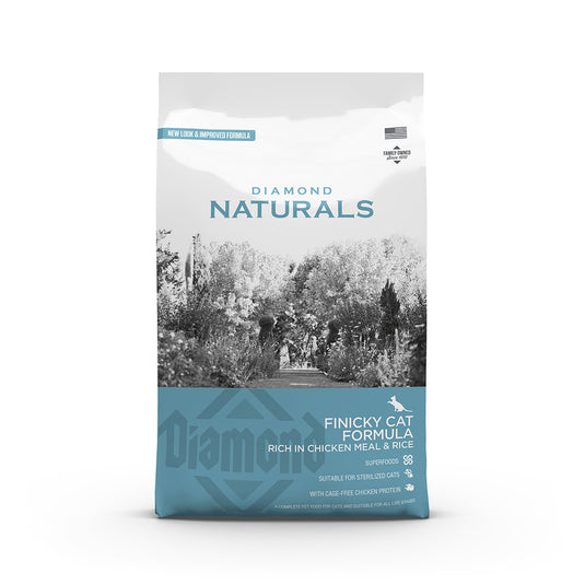 Diamond Naturals Finicky Cat Formula: Rich in Chicken Meal and Rice
