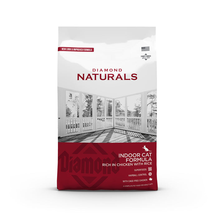 Diamond Naturals Indoor Cat Formula: Rich in Chicken With Rice