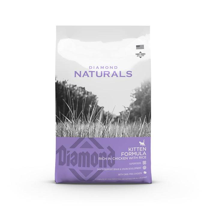 Diamond Naturals Kitten Formula: Rich in Chicken & Rice