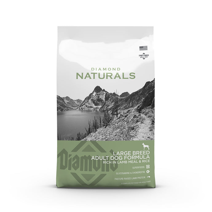 Diamond Naturals Large Breed Adult Dog Formula: Rich in Lamb Meal & Rice