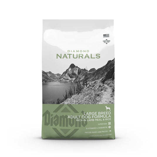 Diamond Naturals Large Breed Adult Dog Formula: Rich in Lamb Meal & Rice