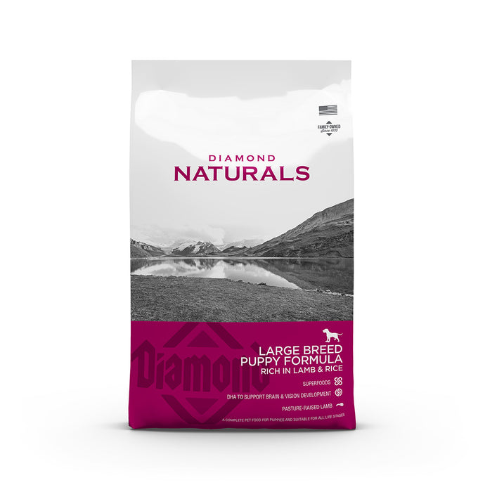 Diamond Naturals Large Breed Puppy Formula: Rich in Lamb & Rice