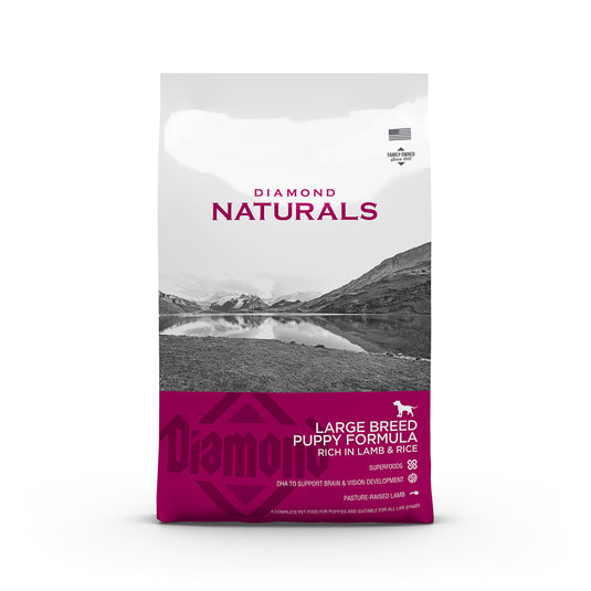 Diamond Naturals Large Breed Puppy Formula: Rich in Lamb & Rice