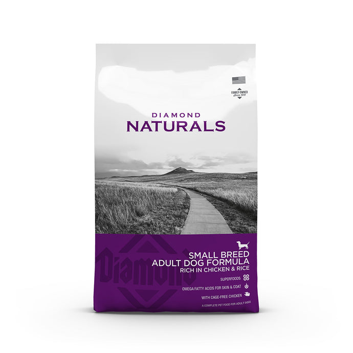 Diamond Naturals Small Breed Adult Dog Formula: Rich in Chicken & Rice