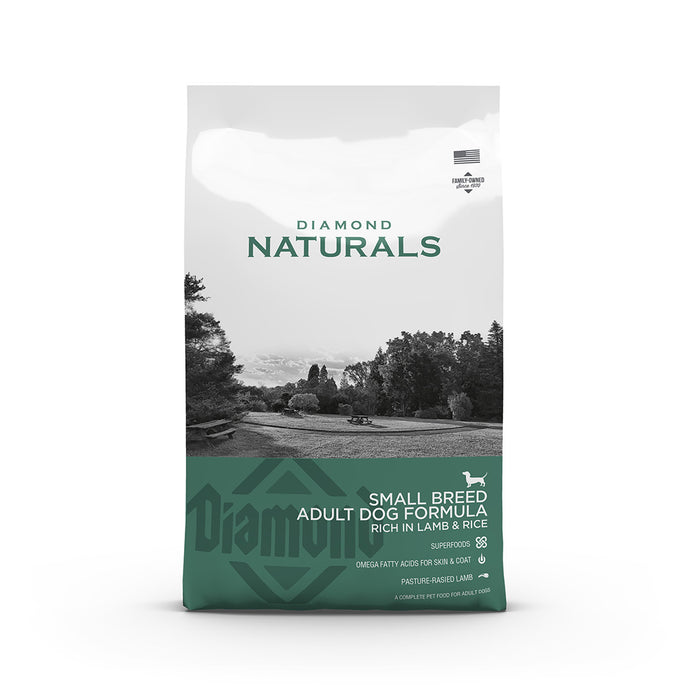Diamond Naturals Small Breed Adult Dog Formula: Rich in Lamb & Rice