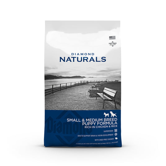 Diamond Naturals Small & Mediium Breed Puppy Formula: Rich in Chicken & Rice Formula