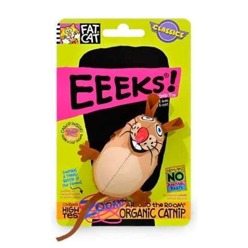 Load image into Gallery viewer, FAT CAT Classic Eeeks! Cat Toy
