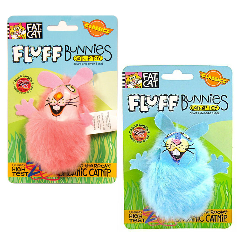 Load image into Gallery viewer, FAT CAT Classic Fluff Bunnies Cat Toy
