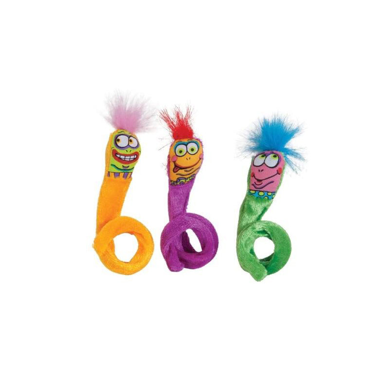 Load image into Gallery viewer, FAT CAT Classic Springy Worms Cat Toy
