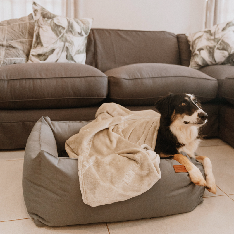 Load image into Gallery viewer, Huntlea Flannel Fleece Dog Blanket
