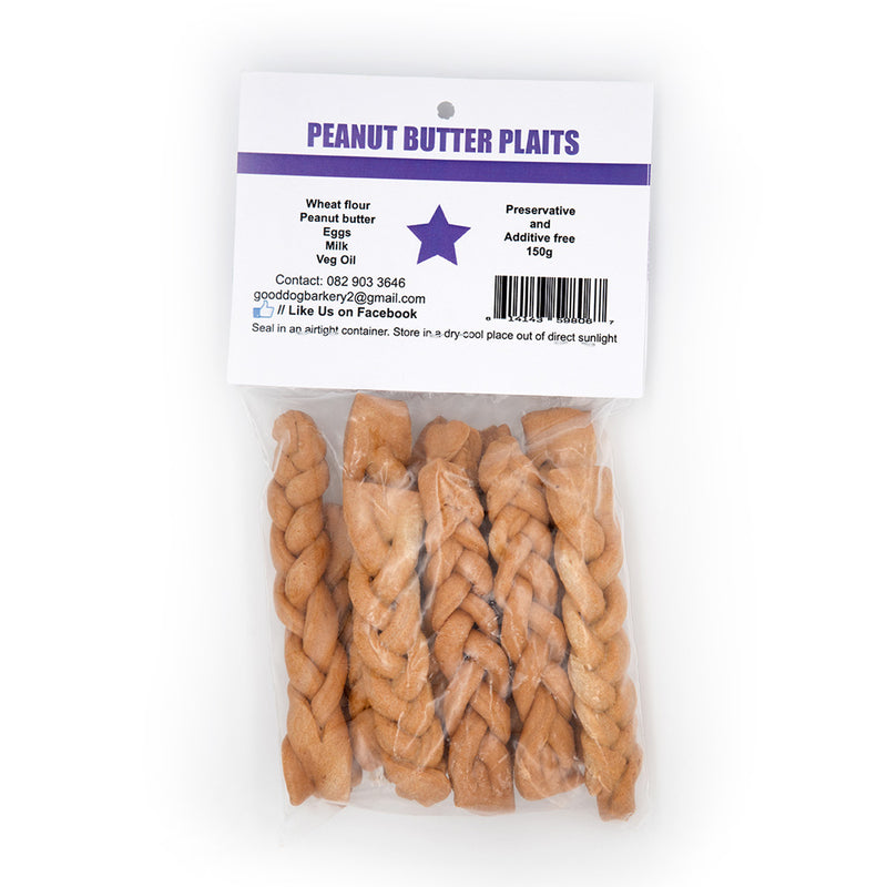 Load image into Gallery viewer, Good Dog Barkery Peanut Butter Plaits
